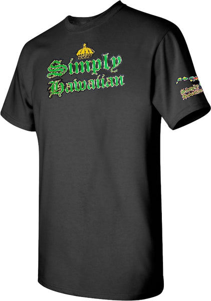 Simply Hawaiian Kanaka Maoli Seal Camo & Black T Shirt