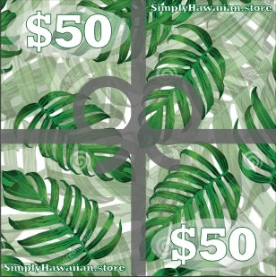 Give an Aloha Simply Hawaiian Gift card