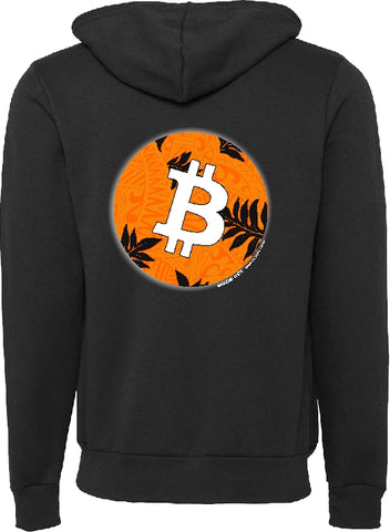BitCoin Hawaiian Style Full Zip Hoody