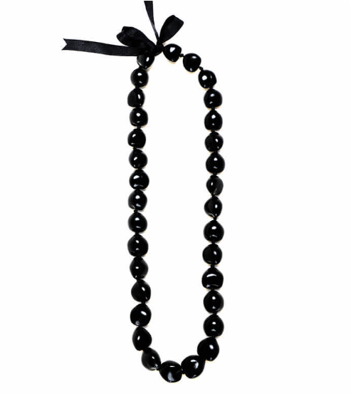 Kukui Nut Lei - Brown & Black