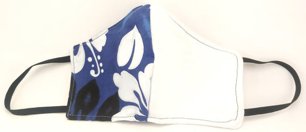 Simply Hawaiian Face Mask - Blue White