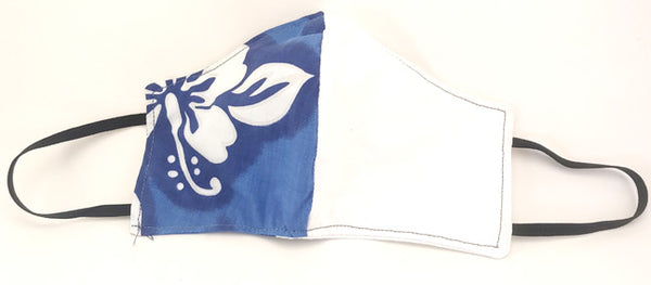 Simply Hawaiian Face Mask - Blue White
