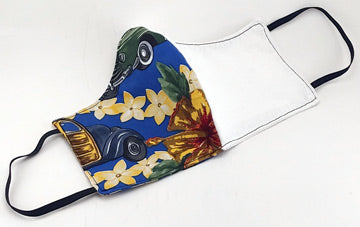 Simply Hawaiian Face Mask - Blue Woody