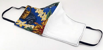 Simply Hawaiian Face Mask - Blue Woody