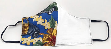 Simply Hawaiian Face Mask - Blue Woody