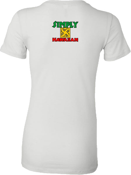 Don't Mistake My Aloha For Flirting - Red Gold Green print