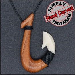 Wood Bone FISH HOOK