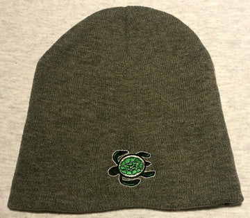 Honu Beanie 8 inch Dark Grey
