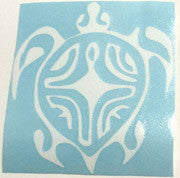 Tribal 1 Honu white Sticker