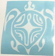 Tribal 1 Honu white Sticker