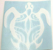 Tribal 4 Honu white Sticker
