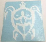 Tribal Honu Gecko white Sticker