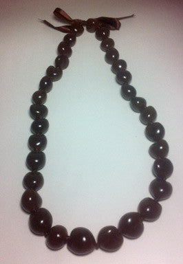 Kukui Nut Lei - Brown & Black