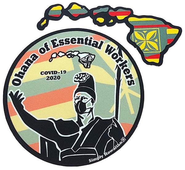 Ohana of Essential Workers Islands Sticker