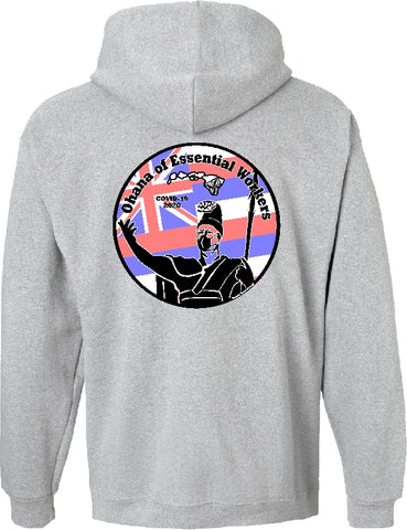 Ohana of Essential Workers Hawaiian Hoody