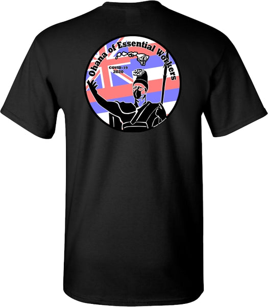 Ohana of Essential Workers t shirt - Hawaiian Flag