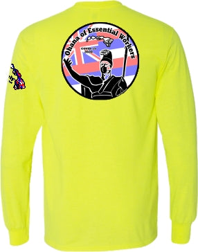 Ohana of Essential Workers safety Long Sleeve t shirt - Hawaiian