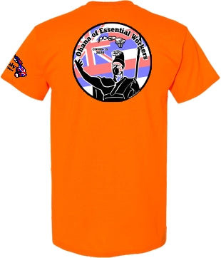 Ohana of Essential Workers safety t shirt - Hawaiian