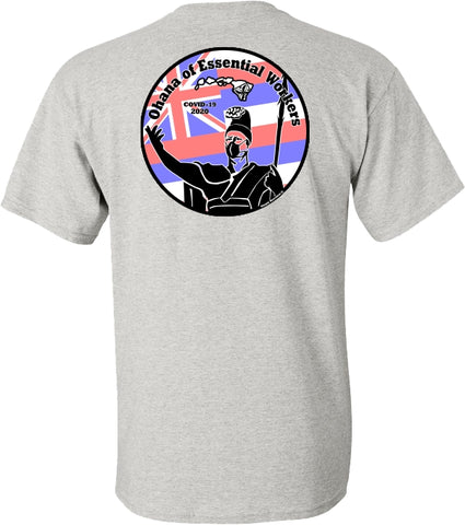 Ohana of Essential Workers t shirt - Hawaiian Flag