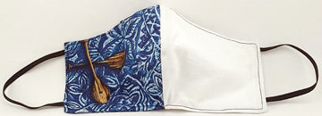 Simply Hawaiian Face Mask - Paddle Blue