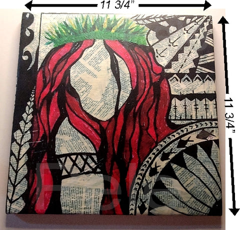 Pele 11 3/4 inches X 11 3/4 inches Canvas