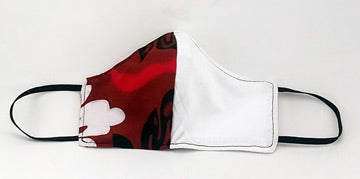 Simply Hawaiian Face Mask - Red White