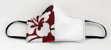 Simply Hawaiian Face Mask - Red White