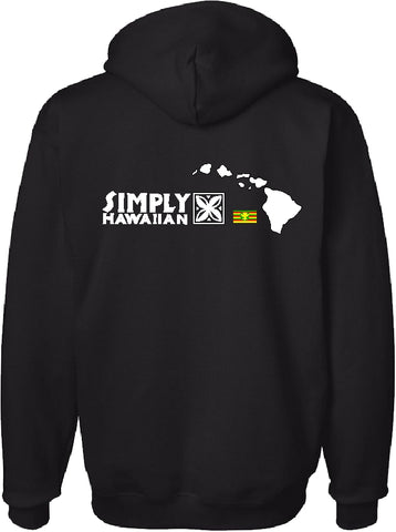 Simply Hawaiian Sovereignty Flag Islands HOODY
