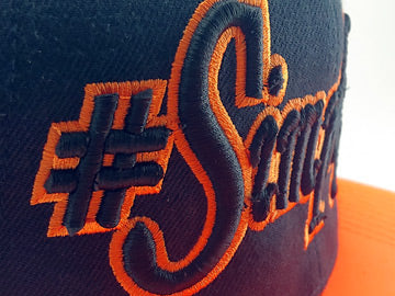 #SimplyHi Safety Orange Snap Back Flat Bill! NEW! FREE SHIPPING on this Hat!