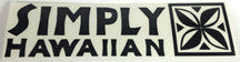 FREE Simply Hawaiian Sticker!