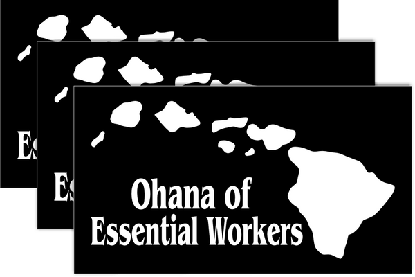 Ohana Of Essential Workers Islands Sticker