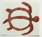 FREE Wood Tone Honu sticker