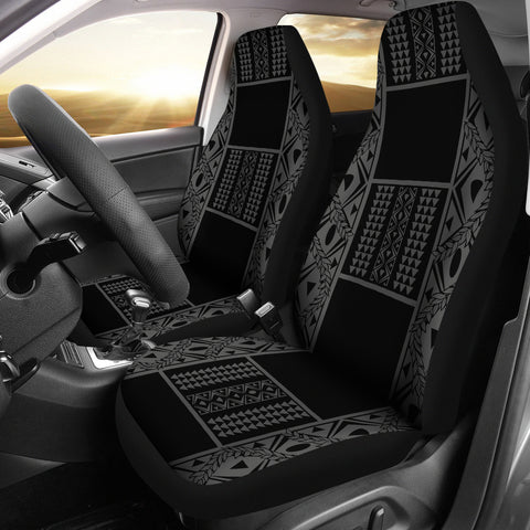 Maile Tribe Black Grey - Car Seat Covers