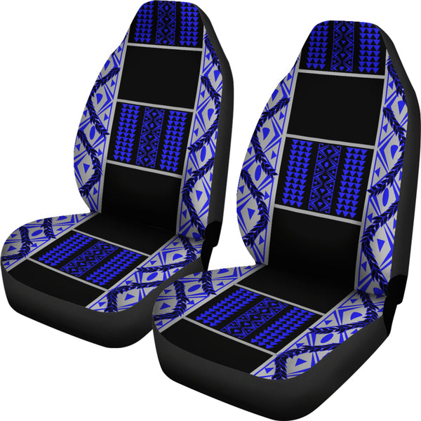 Maile Tribe Black Blue - Car Seat Covers