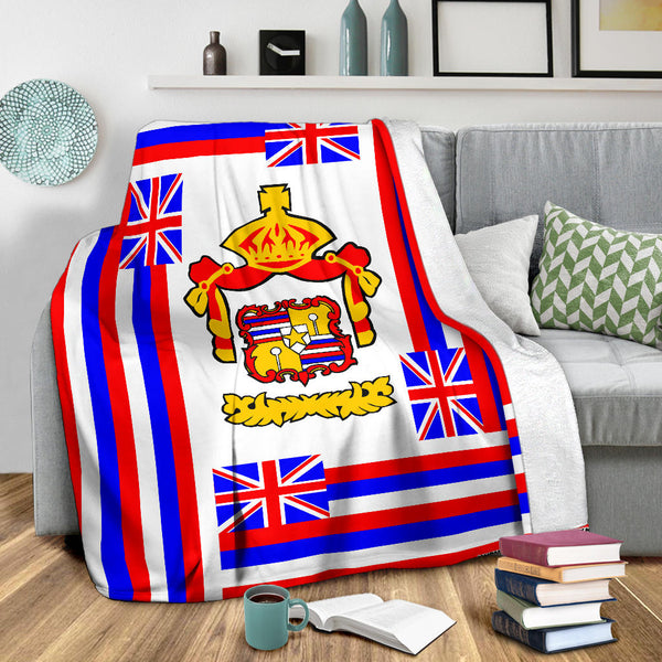Hawaiian Flag Royal - Super Soft Blanket