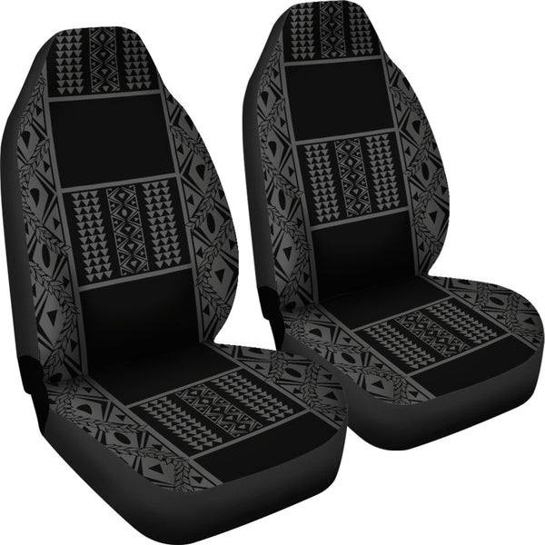 Maile Tribe Black Grey - Car Seat Covers