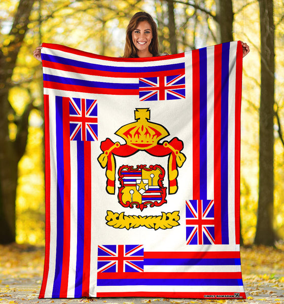 Hawaiian Flag Royal - Super Soft Blanket
