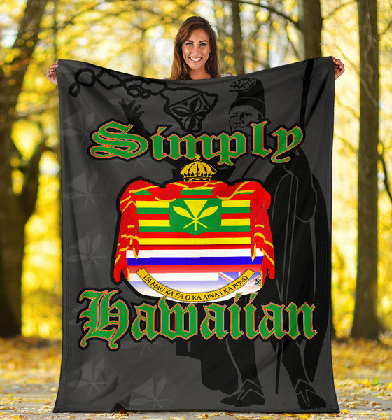 Simply Hawaiian Kamehameha Seal - Super Soft Blanket
