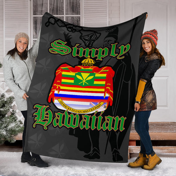 Simply Hawaiian Kamehameha Seal - Super Soft Blanket