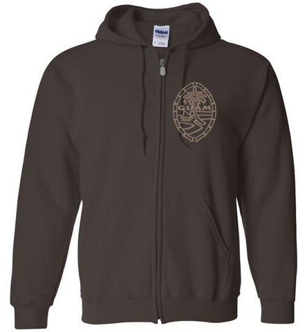 Chamorro Latte brown Full Zip