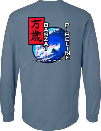 Banzai Pipeline North Shore Long Sleeve T