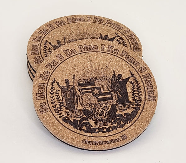 Drink Coasters - Cork w/non slip bottom