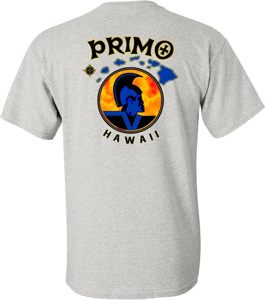 Primo Ash Grey T shirt back