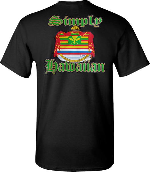 Simply Hawaiian Kanaka Maoli Seal Camo & Black T Shirt