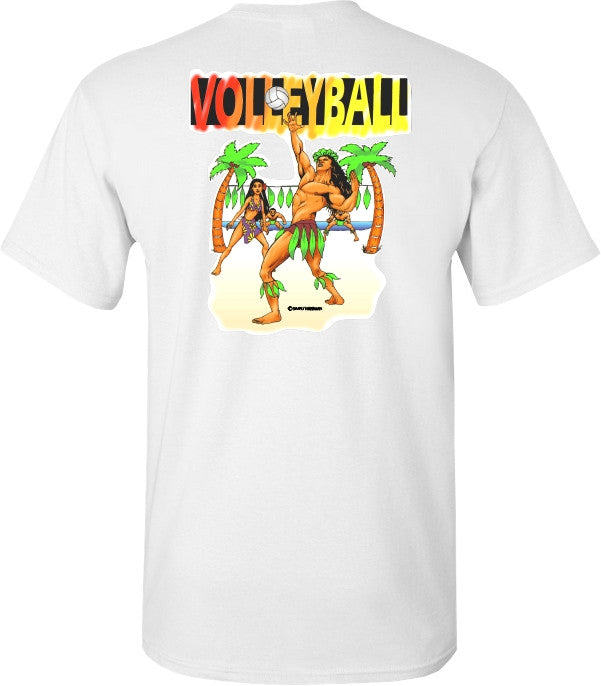 VOLLEYBALL island style T shirt