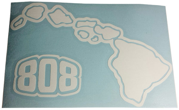 808 Hawaiian Islands Sticker BIG SIZE 15 1/2 inches X 10 inches