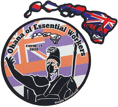 Ohana of Essential Workers Islands Sticker