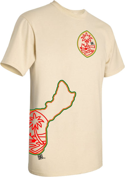 Rasta Guam Islands T Shirt