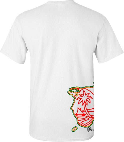 Rasta Guam Islands T Shirt