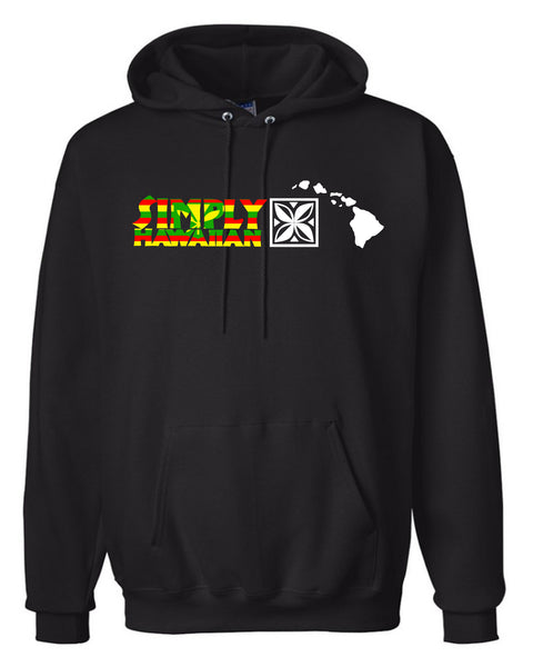 Simply Hawaiian Sovereignty Flag Islands HOODY